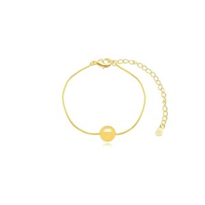 Pulseira bolinha veneziana dourada